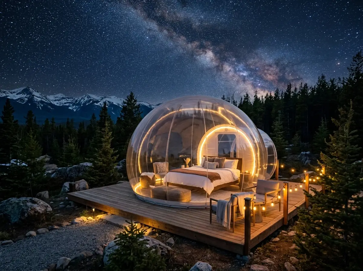 Commercial Polycarbonate Clear Bubble House Waterproof Outdoor Garden Igloo Pod 3 bubble house1