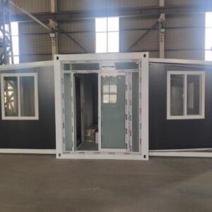 Urban Minimalist Prefab Modular Home Flat Roof 20ft 40ft Luxury Expandable Container House with Toilet USA Australia Market
