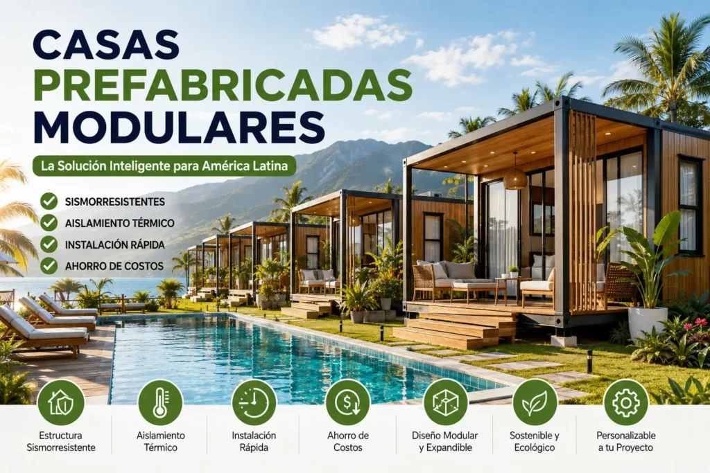 Casas Prefabricadas Modulares: 5 Claves para Elegir el Hogar Ideal 1 casas prefabricadas sismorresistentes