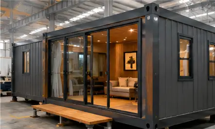 20ft Expandable Container House Portable Modular Prefab Tiny House for Camping 3 20ft Expandable Container House Portable Modular Prefab Tiny House for Camping - الصورة 3